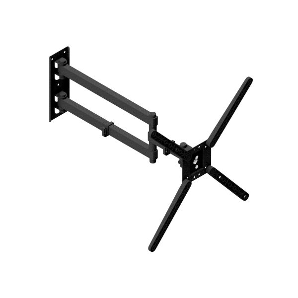 SUPORTE PARA TV 10" A 55" PAREDE TRIARTICULADO COM INCLINAÇÃO - LONGOREF: ARE-1040LT-B