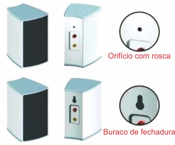 PEDESTAL PARA CAIXAS DE HOME THEATER BASE TRIANGULARREF: SCT-01-B