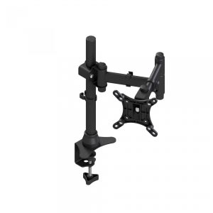 SUPORTE MONITOR DE 10" A 24" TRIARTICULADO - GARRA/MORSA REF: SMA-1024G-B
