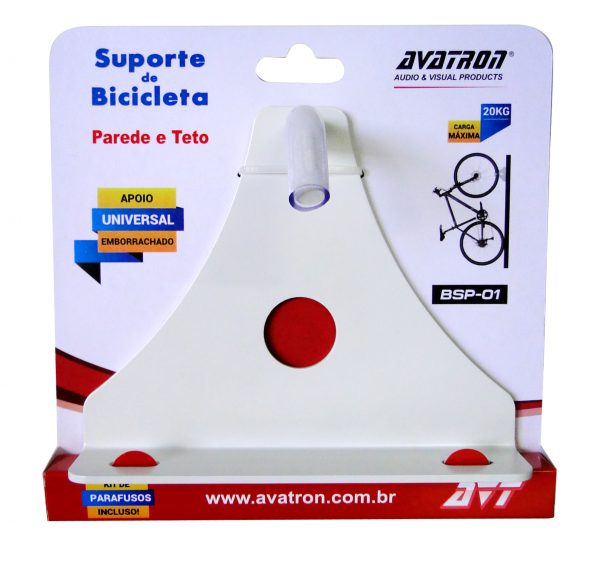 SUPORTE PARA BICICLETA DE PAREDE OU TETOREF: BSP-01-W